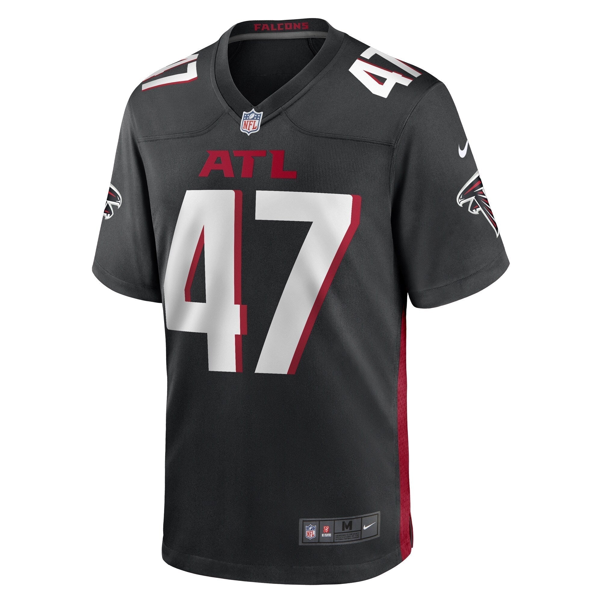 Arnold Ebiketie Atlanta Falcons Nike Game   Jersey - Black