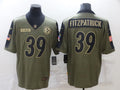 Men's Pittsburgh Steelers Minkah Fitzpatrick #39 Brown Player Game Jersey1