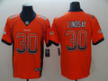 Men's Denver Broncos Phillip Lindsay #30 Orange Player Jersey1