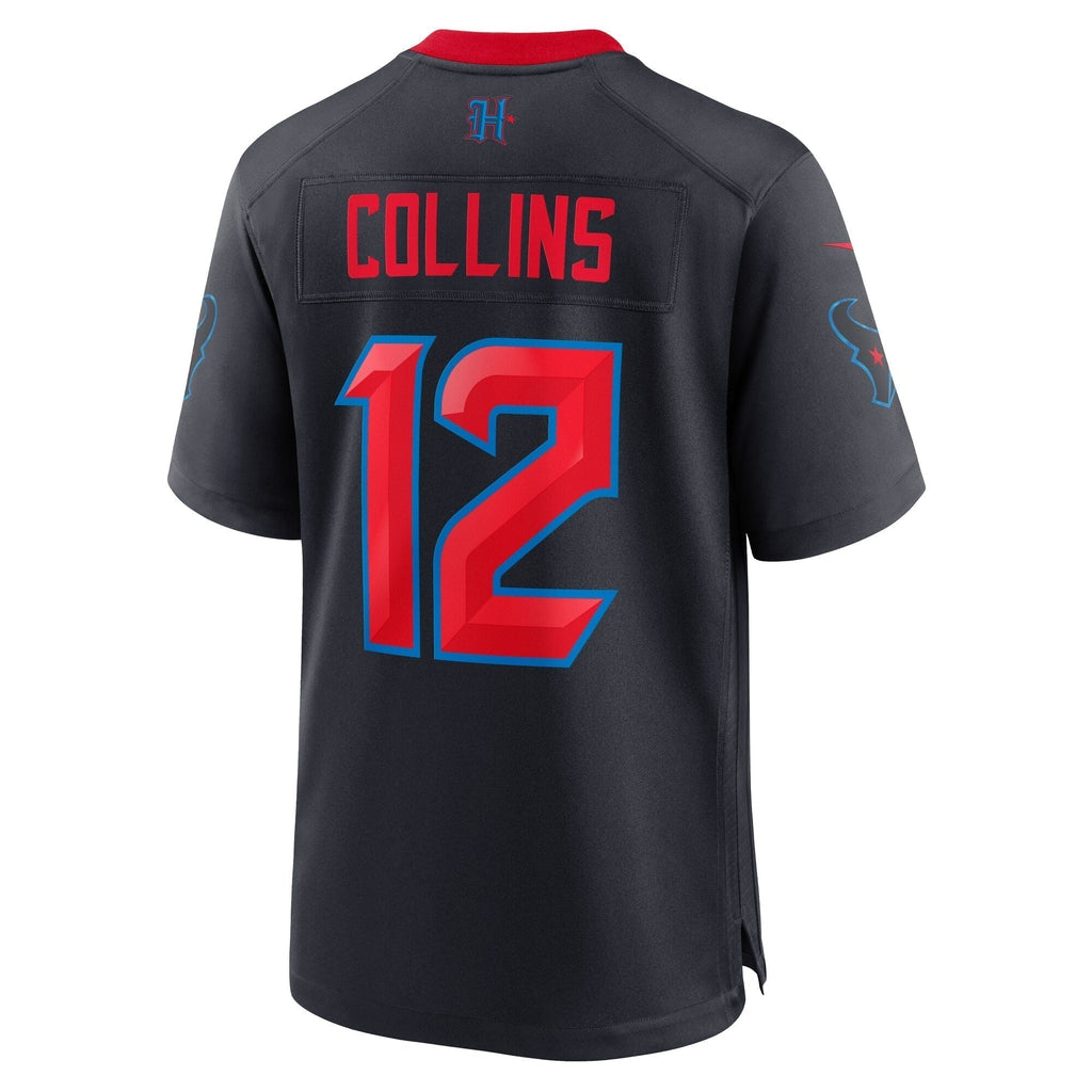 Nico Collins Houston Texans Nike 2nd Alternate Game Jersey -  Navy