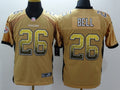 Men's Pittsburgh Steelers LeVeon Bell #26 Gold Game Jersey1