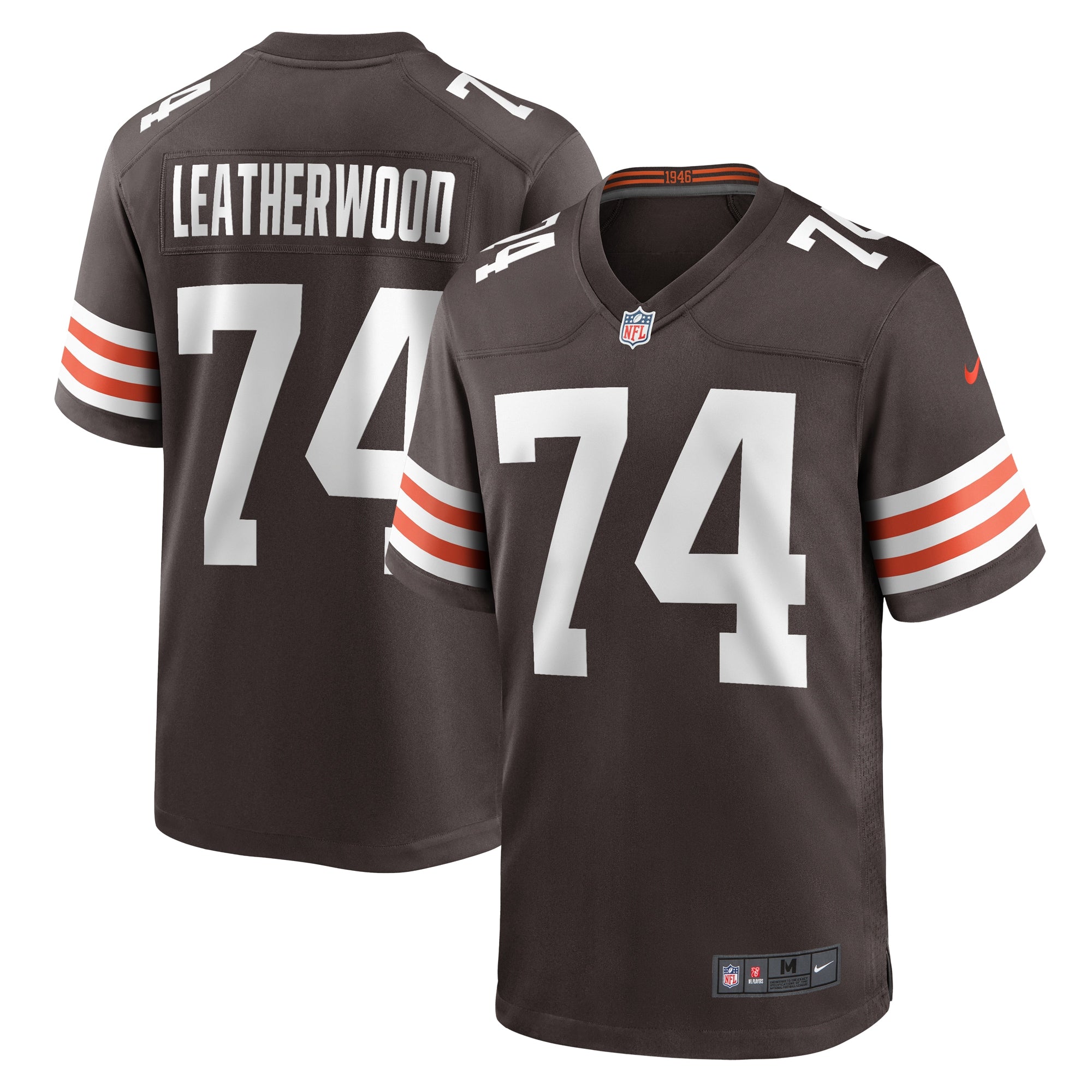 Alex Leatherwood Cleveland Browns Nike Team Game Jersey -  Brown