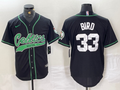 Men's Boston Celtics Larry Bird #33 Black Limited Player Jersey