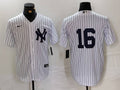 Men's New York Yankees Whitney Ford #16 White Replica Player Name Jersey