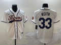 Men's Detroit Tigers Colt Keith #33 White Player Jersey