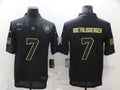 Men's Pittsburgh Steelers Ben Roethlisberger #7 Black Game Player Jersey1