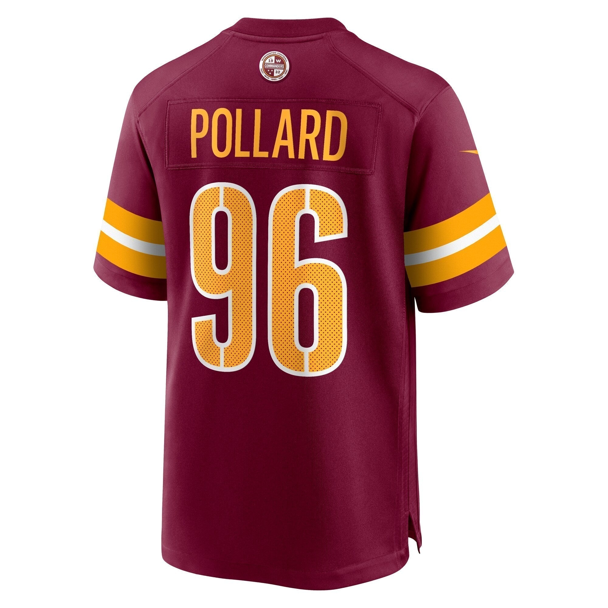 Norell Pollard Washington Commanders Nike  Game Jersey -  Burgundy