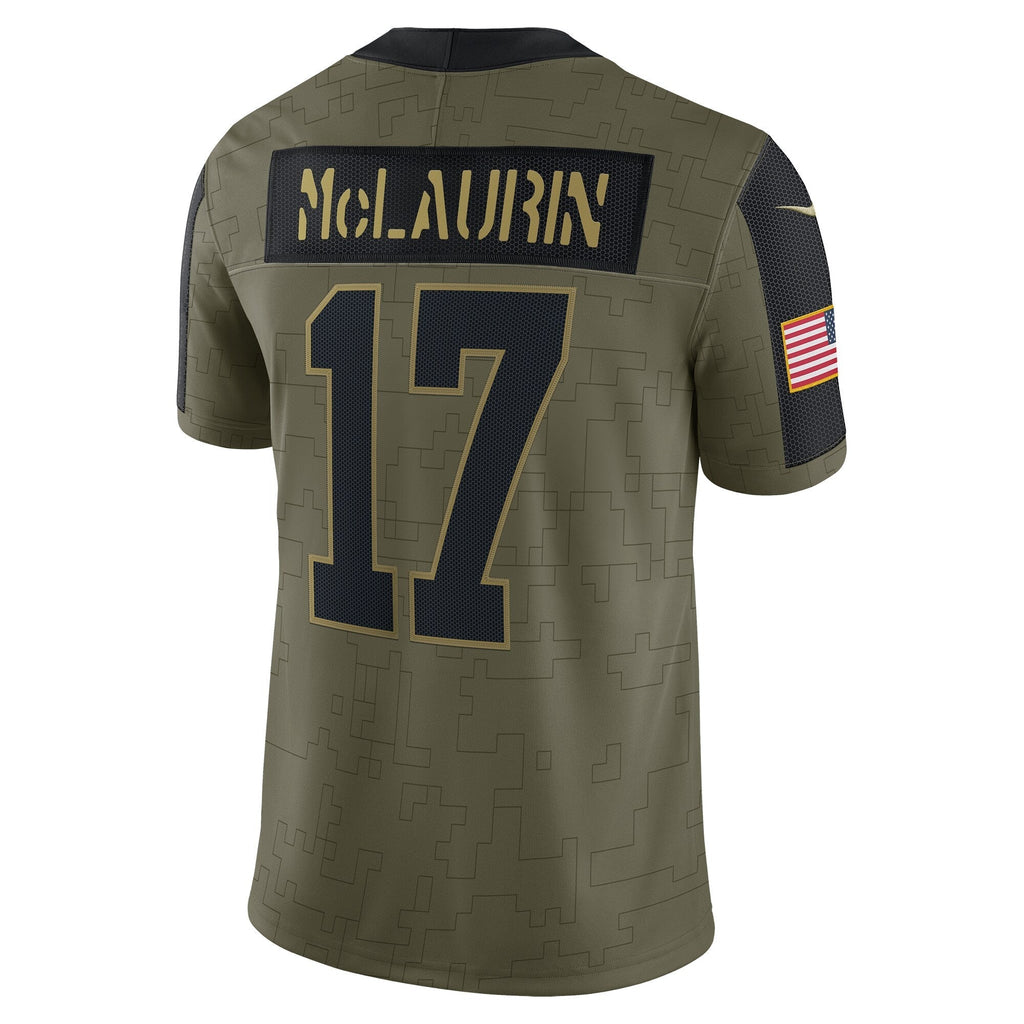 Terry McLaurin Washington Football Team Nike Salute To Service Limited   Jersey - Olive