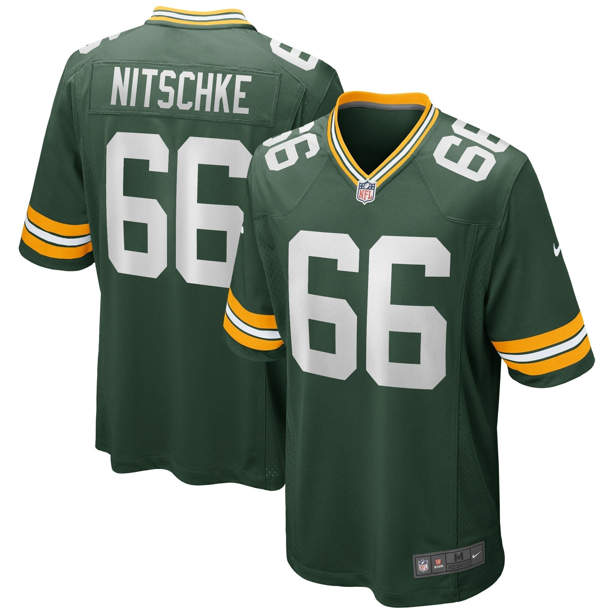 Ray Nitschke Green Bay Packers Nike Game Retired   Jersey - Green