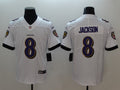 Men's Baltimore Ravens Lamar Jackson White Vapor Limited Jersey1