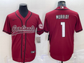Men's Arizona Cardinals Kyler Murray #1 Red Game Jersey1 Joint Edition