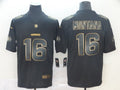 Men's San Francisco 49ers Joe Montana #16 Black Authentic Game Jersey1
