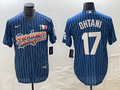 Men's Los Angeles Dodgers Shohei Ohtani #17 Royal Alternate Player Jersey1