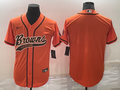Men's Cleveland Browns Orange Blank Jersey1