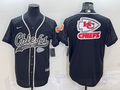 Men's Kansas City Chiefs Black RFLCTV Limited Jersey1