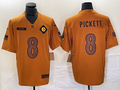 Men's Pittsburgh Steelers Kenny Pickett #8 Brown 2023 Salute To Service Limited Jersey1