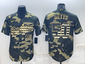 Men's Los Angeles Dodgers Mookie Betts #50 Camouflage Replica Baseball Jersey1