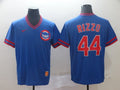 Men's Chicago Cubs Anthony Rizzo #44 Blue Stitched Jersey1