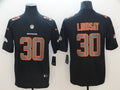 Men's Denver Broncos #30 Phillip Lindsay Black Player Game Jersey1