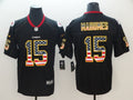 Men's Kansas City Chiefs Patrick Mahomes #15 Black Authentic Game Jersey1
