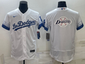 Men's Los Angeles Dodgers White Replica Baseball Jersey1