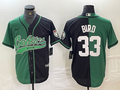 Men's Boston Celtics Larry Bird #33 Green/Black Replica Player Jersey