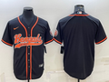 Men's Cincinnati Bengals Black Blank Jersey1