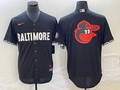 Men's Baltimore Orioles Black 2023 City Connect Replica Player Jersey1