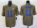 Men's Dallas Cowboys Micah Parsons #11 Brown Player Jersey1