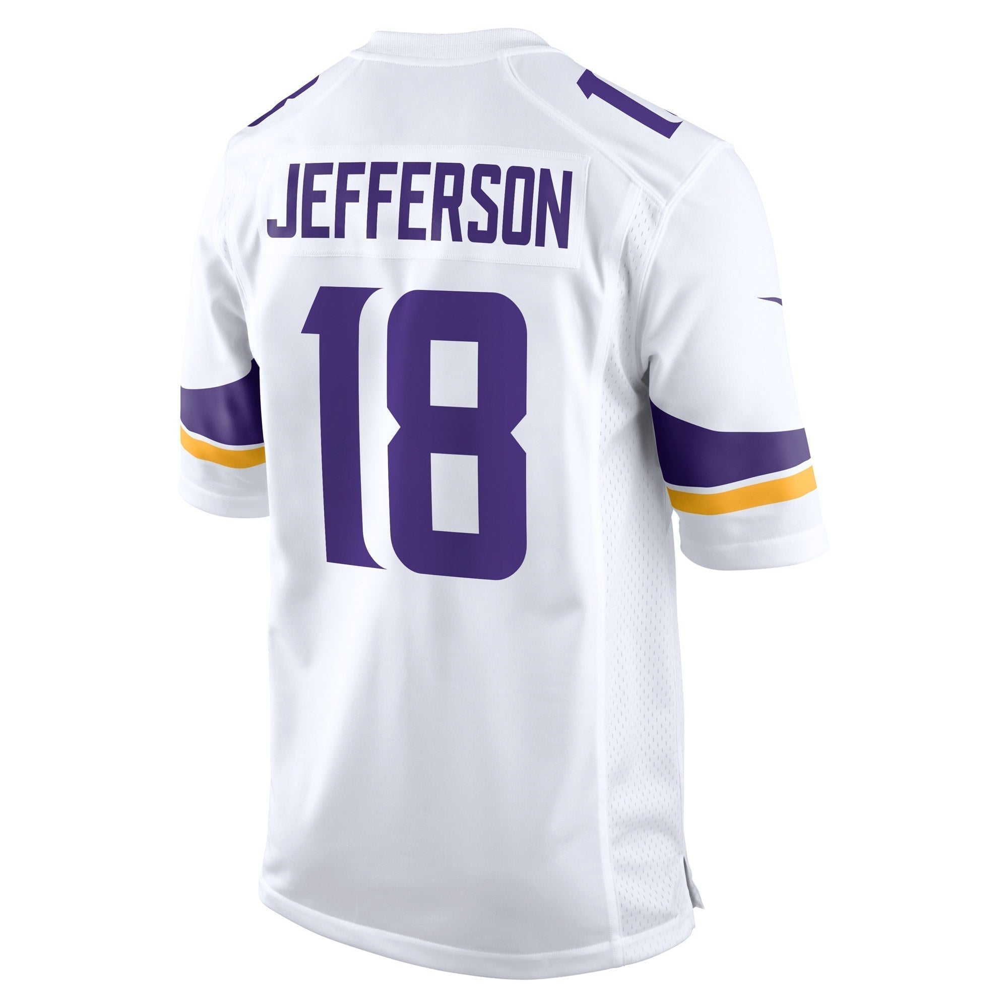 Justin Jefferson Minnesota Vikings Nike Game   Jersey - White���������������������������YOUTH���������������������������