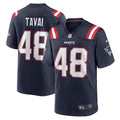 Jahlani Tavai New England Patriots Nike Game   Jersey - Navy