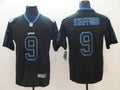 Men's Detroit Lions Matthew Stafford #9 Black Authentic Game Jersey1