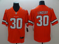 Men's Denver Broncos Phillip Lindsay #30 Orange Game Player Jersey1