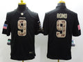 Men's Dallas Cowboys Tony Romo #9 Black Game Player Jersey1