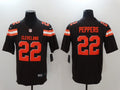 Men's Cleveland Browns Jabrill Peppers #22 Brown Game Jersey1