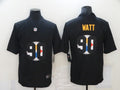 Men's Pittsburgh Steelers T.J. Watt Black Retired Player Jersey1