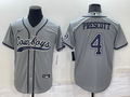 Men's Dallas Cowboys Dak Prescott #4 Gray Player Jersey1 Joint Edition