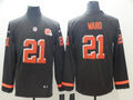 Men's Cleveland Browns Denzel Ward #21 White Player Game Jersey1