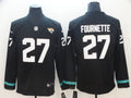 Men's Jacksonville Jaguars Leonard Fournette #27 Black Player Game Jersey1