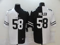 Men's Denver Broncos Von Miller #58 Black/White Game Jersey1