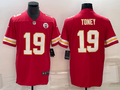 Men's Kansas City Chiefs Kadarius Toney #19 Red Game Jersey1