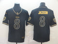 Men's Baltimore Ravens #8 Lamar Jackson Black Game Jersey1