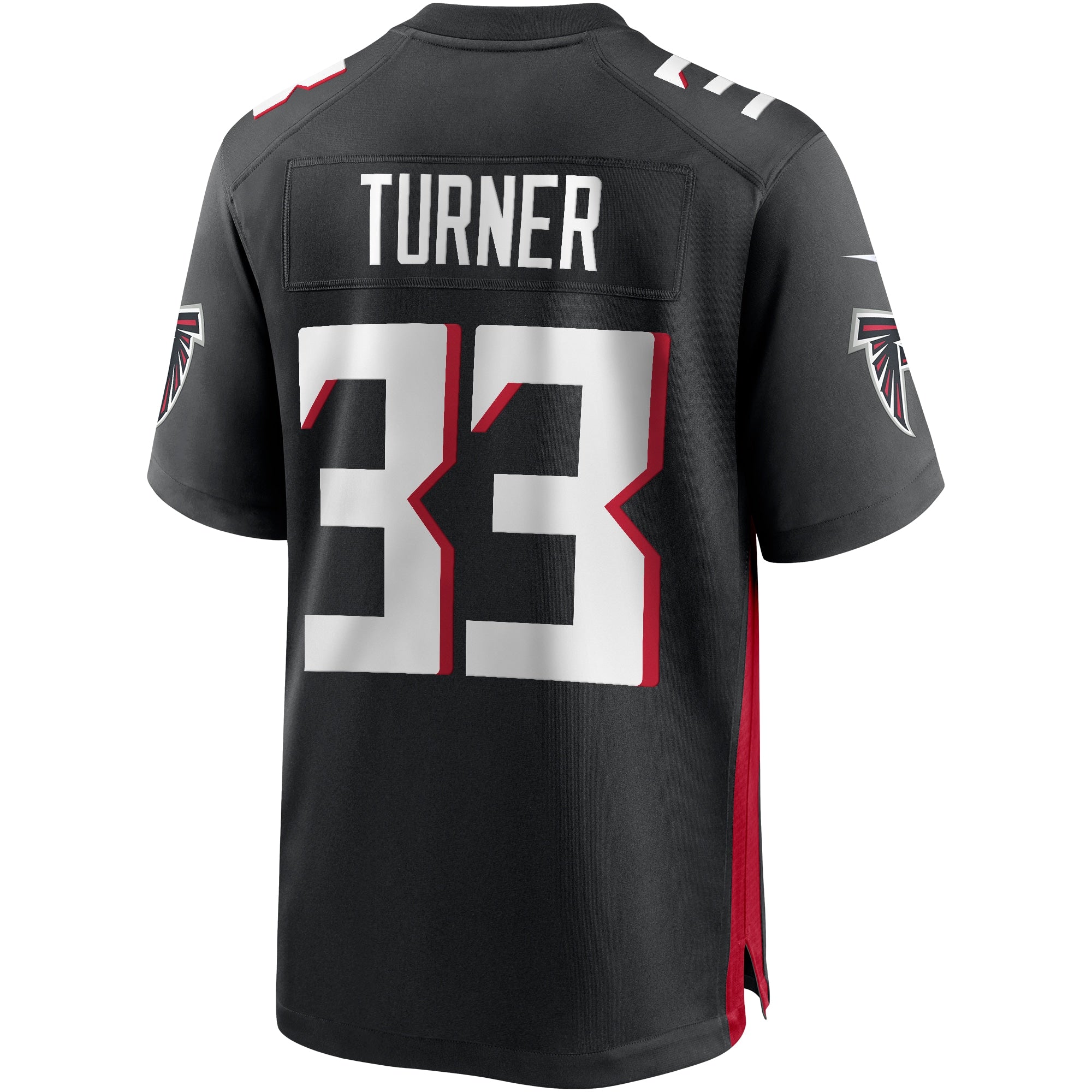 Michael Turner Atlanta Falcons Nike Game Retired   Jersey - Black