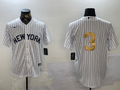 Men's New York Yankees Babe Ruth #3 White Player Jersey