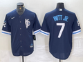 Men's Kansas City Royals Bobby Witt Jr. #7 Navy Replica Baseball Jersey