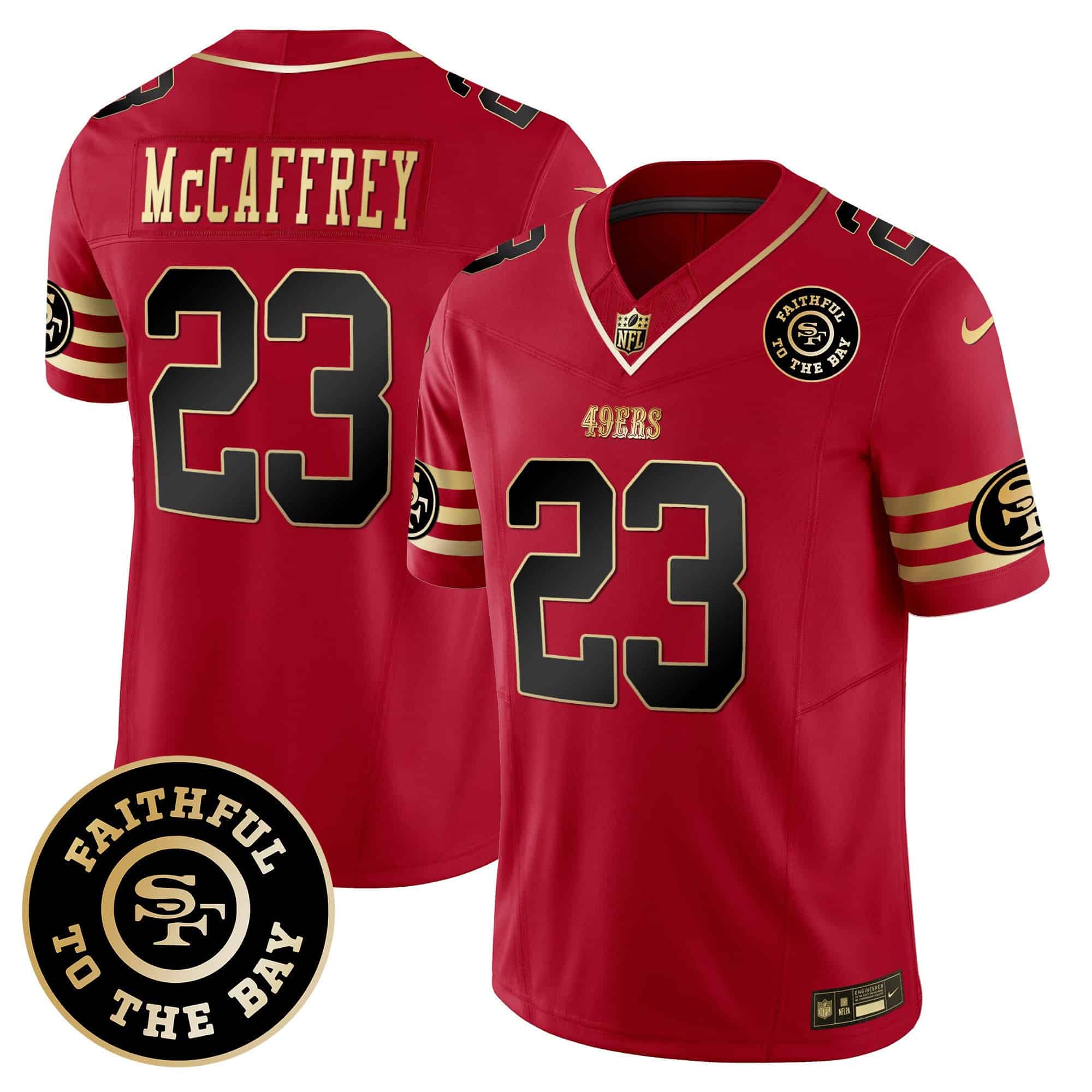 Men���������������������������s 49ers Faithful To The Bay Patch Vapor Limited Jersey V6 ��������������������������� All Stitched