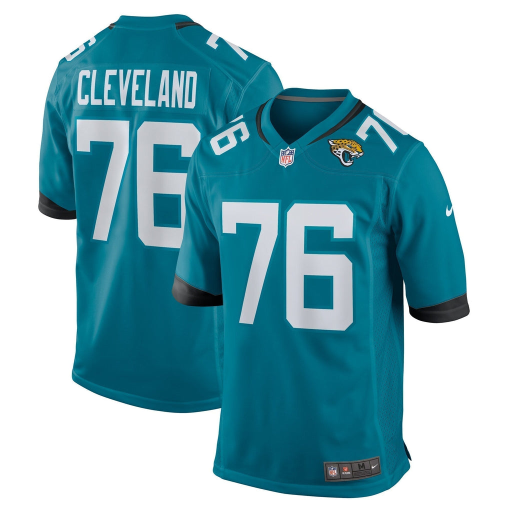 Ezra Cleveland Jacksonville Jaguars Nike  Game Jersey -  Teal