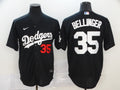 Men's Los Angeles Dodgers Cody Bellinger #35 Black Stitched Jersey1