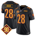 Men���s Washington Commanders 90th Anniversary Vapor Limited Jersey V4 ��� All Stitched