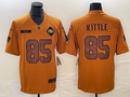 Men's San Francisco 49ers George Kittle #85 Brown 2023 Salute To Service Limited Jersey1
